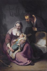 La Sacra Famiglia da Rembrandt van Rijn